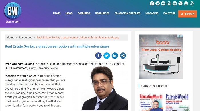 Real Estate Sector, a great career option with multiple advantages