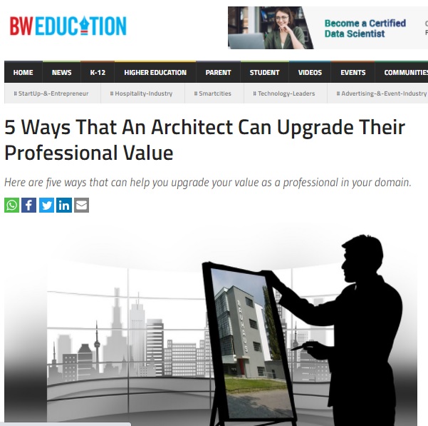 5 Ways That An Architect Can Upgrade Their Professional Value