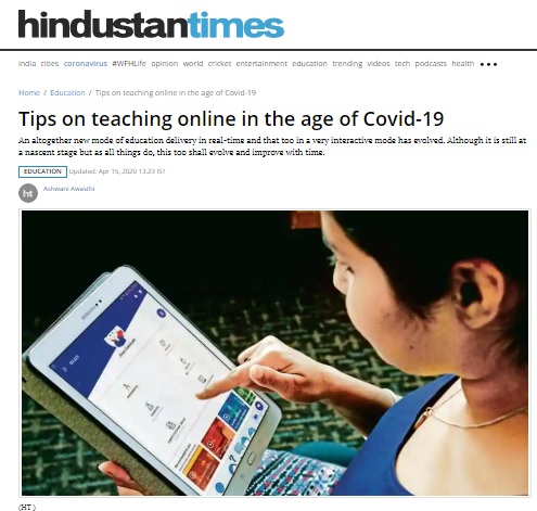Tips on teaching online in the age of Covid-19
