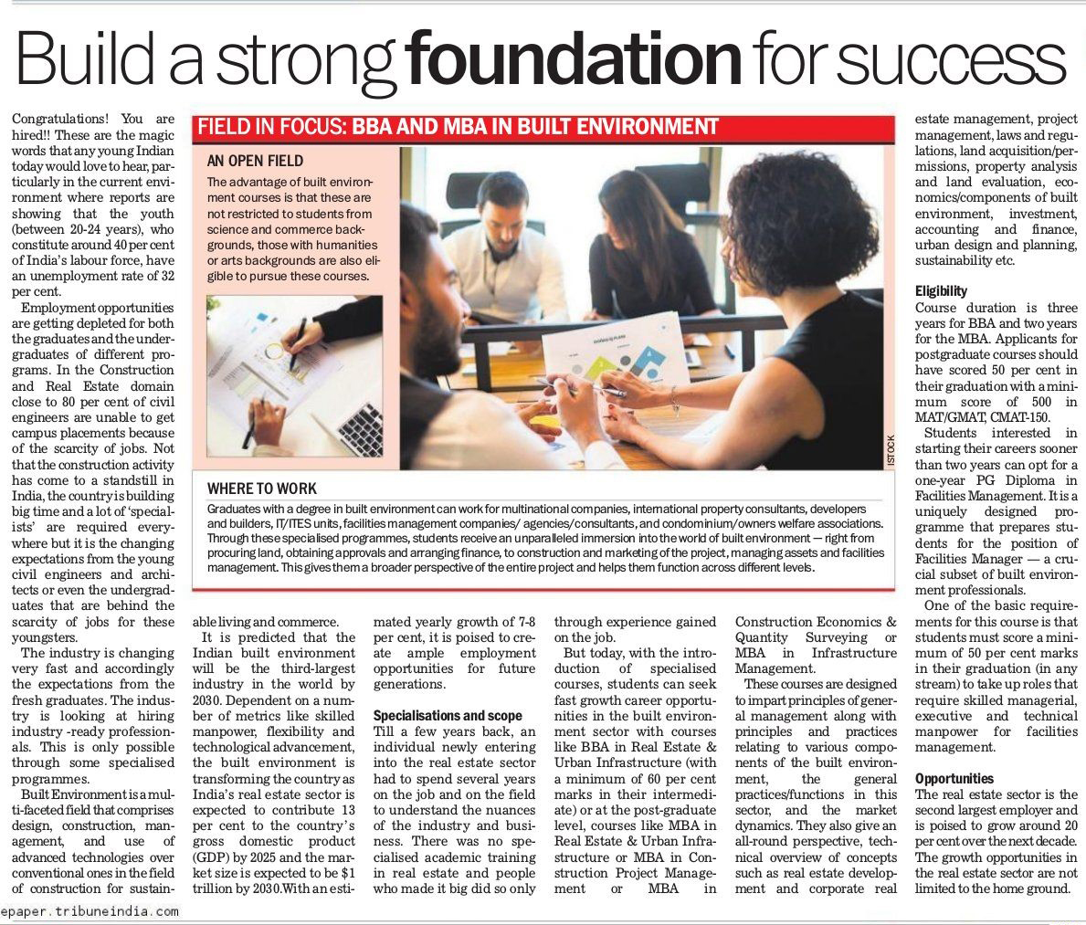 Build a strong foundation for success