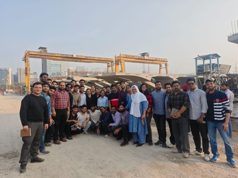 Casting yard of Dineshchandra R. Agrawal Infracon Pvt. Ltd. (DRA Infracon)