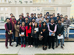 BBA REUI students visit Assotech Business Cresterra for experiential learning